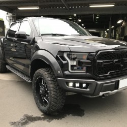 フォード　F－１５０　ラプター　ワークライト　ＬＥＤ　トノカバー　ホイール　ドラレコ　グリルペイント　車検　カスタム