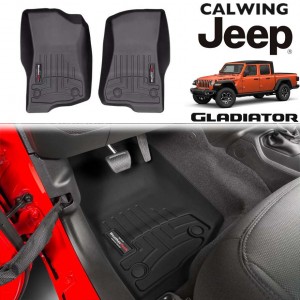 【車種専用設計】JEEP/ジープ GLADIATOR/グラディエーター '19y- | フロアマット ブラック フロアライナー WeatherTech【アメ車パーツ】