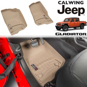 【車種専用設計】JEEP/ジープ GLADIATOR/グラディエーター '19y- | フロアマット タン フロアライナー WeatherTech【アメ車パーツ】