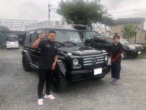 神奈川県のN様にメルセデスベンツ G550 カリフォルニアマッドスターをご納車させて頂きました。