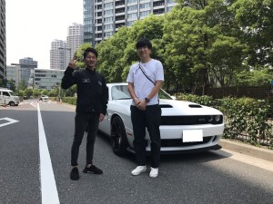 2台目のご購入有難う御座います。東京都のS社長様に 新車 ダッジ チャレンジャー ヘルキャットをご納車させて頂きました。