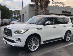 今回インフィニティーQX80にFORGIATOホイールを取り付けさせて頂きました。  現行のQXにピッタリなホイールでとてもかっこよく仕上がりました!!  24インチのホイールなの […]