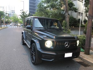 大阪府のN社長様に新車メルセデスベンツ G63 マットブラックエディションをご納車させて頂きました。