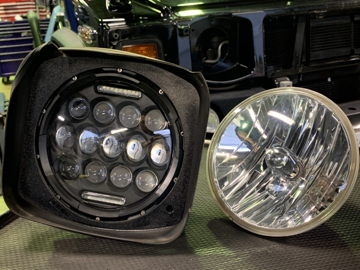 ハマー H2 ヘッドライト LED 交換 カスタム | CALWING キャルウイング