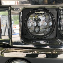 ハマー　H２　ヘッドライト　ＬＥＤ　交換　カスタム