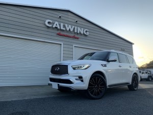 INFINITI インフィニティー QX80 フローティング BIG X ナビインストール