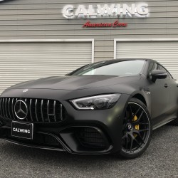 メルセデス ベンツ AMG GT63S マットブラック フル ラッピング 塗り分け ペイント カスタム