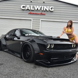 ダッジ DODGE チャレンジャー CHALLENGER ヘルキャット HELLCAT   BAD SPEED LA バッドスピードエルエー  可変バルブ ローダウン  ワイド カスタム