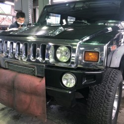 ハマー　Ｈ２　エアサス　コンバージョンキット取付　修理　ＨＵＭＭＥＲ