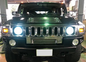 ハマー H2 エアサス コンバージョンキット取付 修理 HUMMER