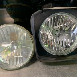 ハマー　Ｈ２　ヘッドライト　曇り　レンズ交換　リフレッシュ　ＨＩＤ　ＬＥＤ