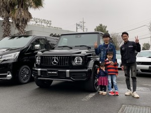 2台目のご用命有難う御座います!!地元のE社長様にメルセデスベンツ G63 AMGをご納車させて頂きました。