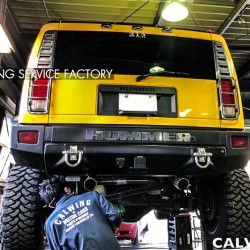 ハマー　Ｈ２　車検　点検　整備　エアサスエアバッグ交換　ＨＵＭＭＥＲ