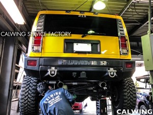 ハマー　Ｈ２　車検　点検　整備　エアサスエアバッグ交換　ＨＵＭＭＥＲ