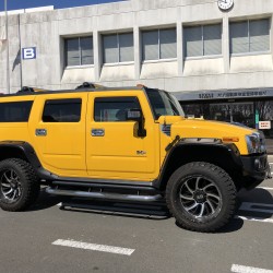 ハマー　Ｈ２　車検　点検　整備　エアサスエアバッグ交換　ＨＵＭＭＥＲ