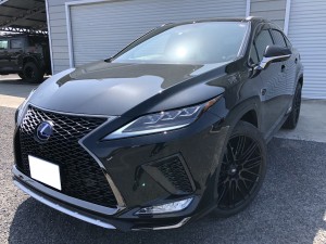 レクサス　ＲＸ４５０ｈ　ホイールカスタム　ＬＥＸＵＳ　