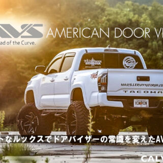 スマートなルックスでドアバイザーの常識を変えたAVS!