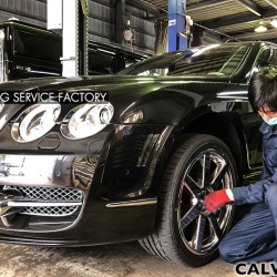 ベントレー　フライングスパー　１２か月点検　エンジンオイル交換　ＢＥＮＴＬＥＹ