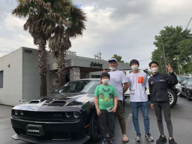 埼玉県のH社長様に新車 ダッジ チャレンジャー ヘルキャットをご納車させて頂きました!