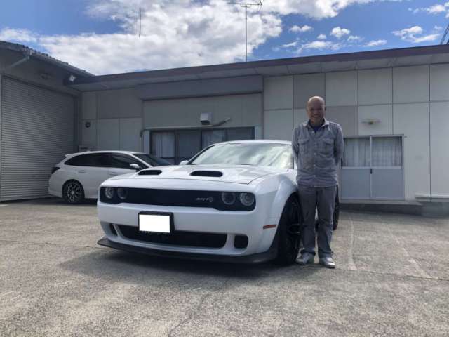 福島県のY様に新車 ダッジ チャレンジャー ヘルキャットワイドボディをご納車させて頂きました!
