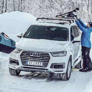 ウインタースポーツを楽しむルーフキャリア「THULE スノーパックエクステンダー」