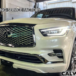 インフィニティ QX80 カーナビ、ETC他　取付！　カスタム