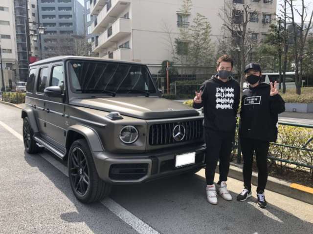 5台目のご購入有難うございます!読売ジャイアンツ #9 亀井善行選手に新車メルセデスベンツ G63をご納車させて頂きました。
