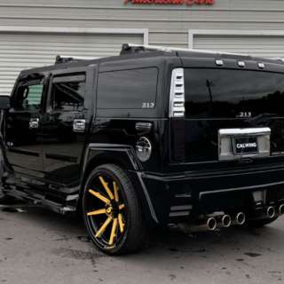 ハマーH2 HUMMER H2 ハマー FORGIATO NEXTNATION フルエアロ XENON ローダウン 各部同色ペイント ワンオフ6本出しマフラー フォージアートホイール ネクストネイション ゼノン