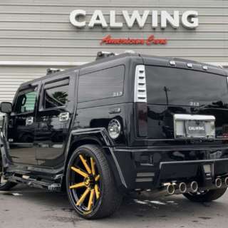 ハマーH2 HUMMER H2 ハマー FORGIATO NEXTNATION フルエアロ XENON ローダウン 各部同色ペイント ワンオフ6本出しマフラー フォージアートホイール ネクストネイション ゼノン