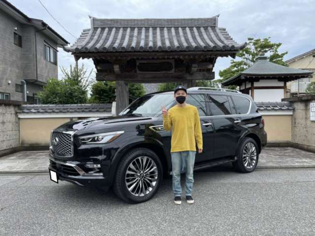 栃木県のＡ様に新車QX80をご納車させて頂きました！