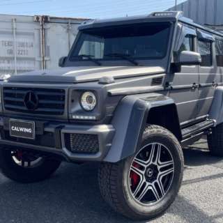 メルセデスベンツ G500 4x4 ゲレンデ マットグレー フル ラッピング  ブラックアウト  電動サイドステップ  カスタム CUSTOM