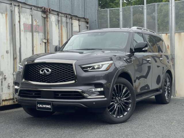 インフィニティ QX80 プロアクティブ　AWD　リアモニター   スマホナビ対応