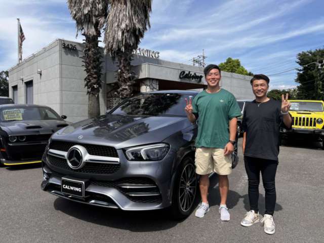 ラグビー東京サントリーサンゴリアス 中野 将伍選手に新車 メルセデスベンツ GLE400ｄクーペをご納車させて頂きました！