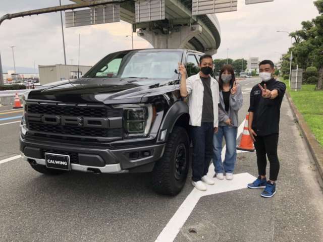 兵庫県のＵ社長に新車フォードF-150ラプターをご納車させて頂きました！