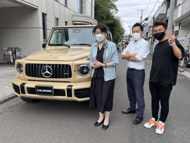 埼玉県のＩ社長に新車メルセデスベンツ AMG G63をご納車させて頂きました。