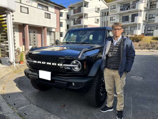 長崎県のN社長に新車フォードブロンコワイルドトラックをご納車させて頂きました！