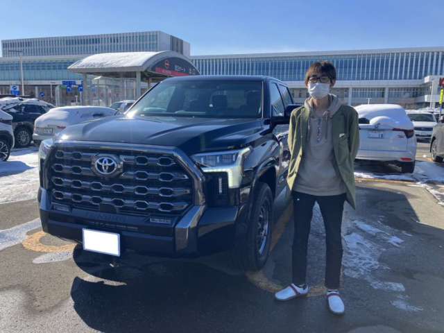 北海道のN社長に新車 USトヨタ タンドラ プラチナムをご納車させて頂きました！