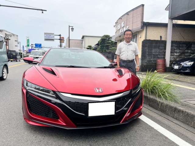 和歌山県のO社長にホンダ NSXをご納車させていただきました！