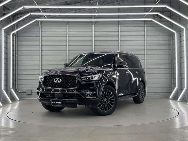 インフィニティ QX80 プロアクティブ　AWD　リアモニター   スマホナビ対応