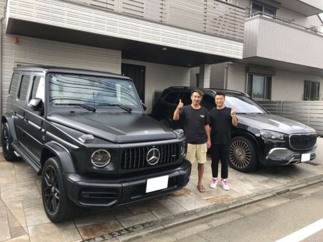 12台目のご購入有難う御座います！東京都のO社長にメルセデスベンツ AMG G63 ナイトPKGをご納車させていただきました。