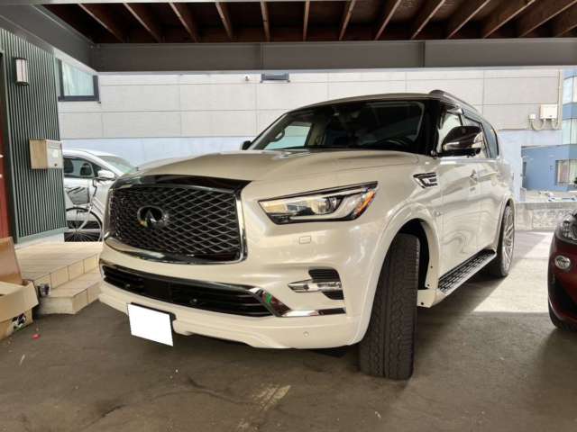 北海道のB社長に インフィニティQX80をご納車させていただきました！