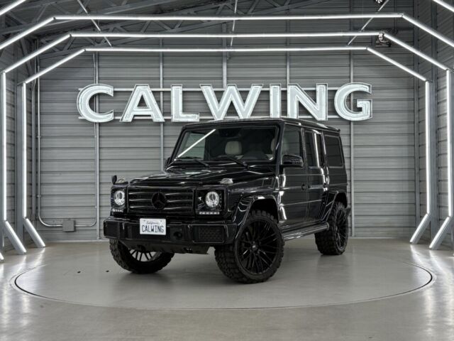 メルセデスベンツ Gクラス - G550  リフトアップ　後期最終4.0Lツインターボ　ホワイトレザー 　　