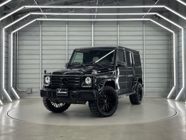 メルセデスベンツ Gクラス - G550  リフトアップ　後期最終　デジーノホワイトレザー 　ディーラー車　