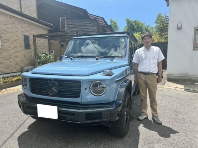 2台目のご用命誠に有難う御座います！長崎県のN社長に新車メルセデスベンツG400dプロフェッショナルエディションをご納車させていただきました！
