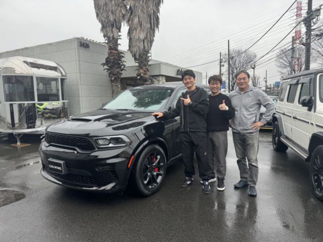 北海道日本ハムファイターズ ＃21 清宮 幸太郎選手に ダッジ デュランゴ SRT392 をご納車させていただきました！