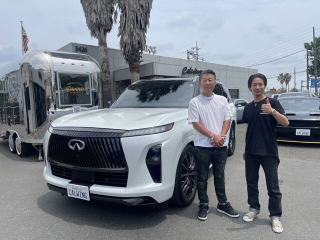 群馬県のM社長に、新車 インフィニティ QX80 オートグラフをご納車させていただきました！