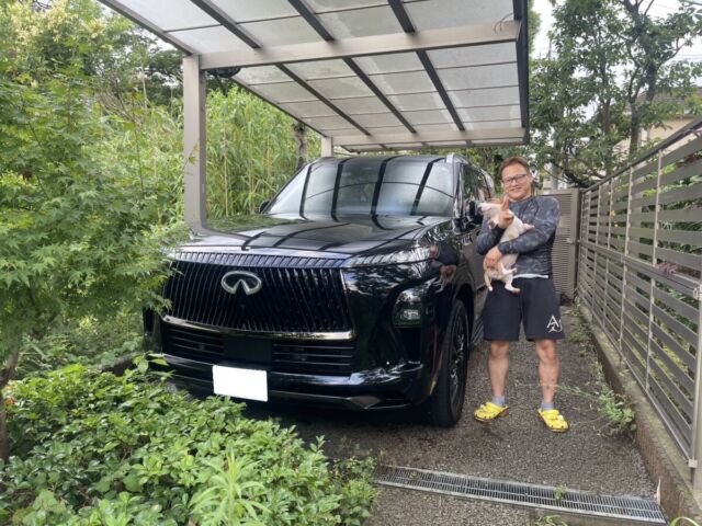 千葉県のS社長に 新車インフィニティ QX80 オートグラフをご納車させていただきました！