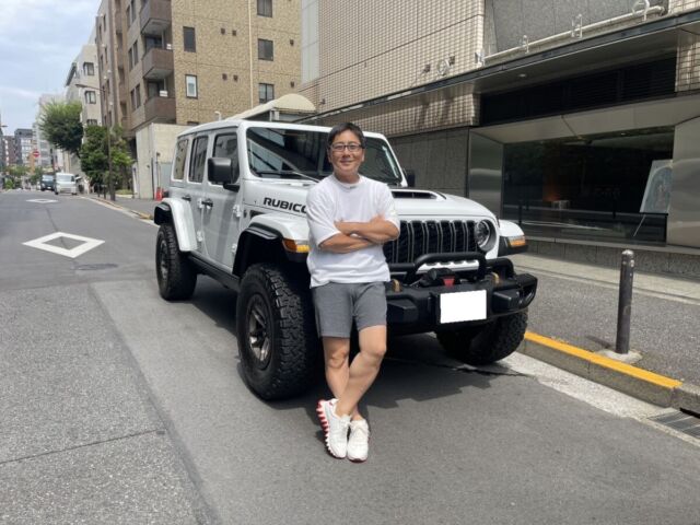 2台目のご購入有難う御座います！モータージャーナリストの五味 やすたか様に 新車 ジープ ラングラー ルビコン392 ファイナルエディションをご納車させていただきました！