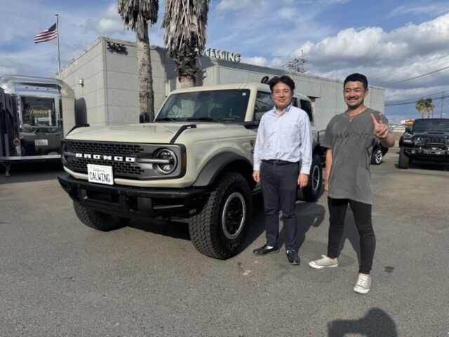 東京都のW社長に 新車 フォード ブロンコ バッドランズ をご納車させていただきました！