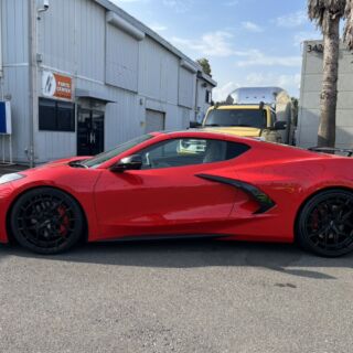 シボレー　C8コルベット　ローダウン　カスタム！